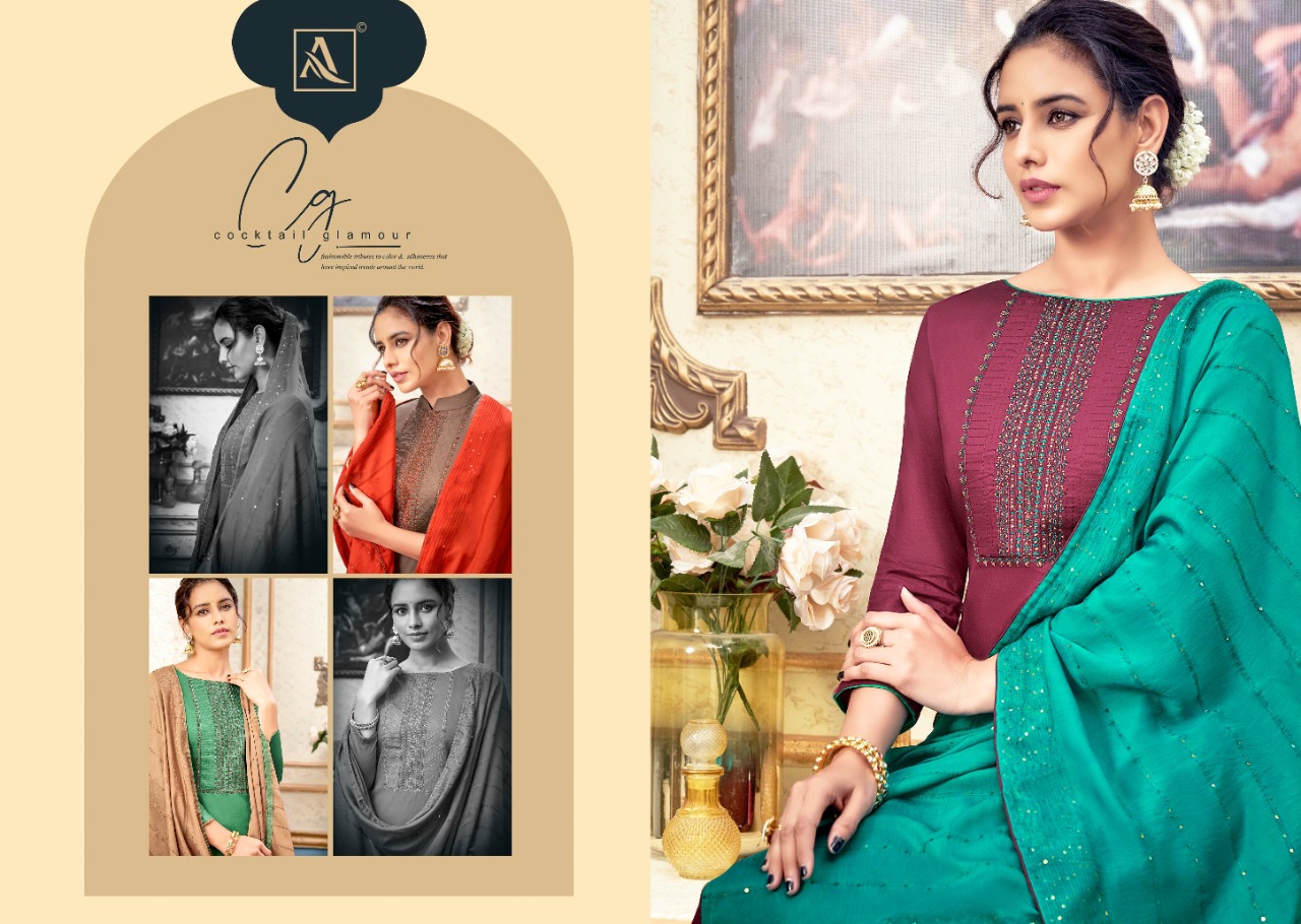 alok suit aarushi cotton attractive salwar suit catalog