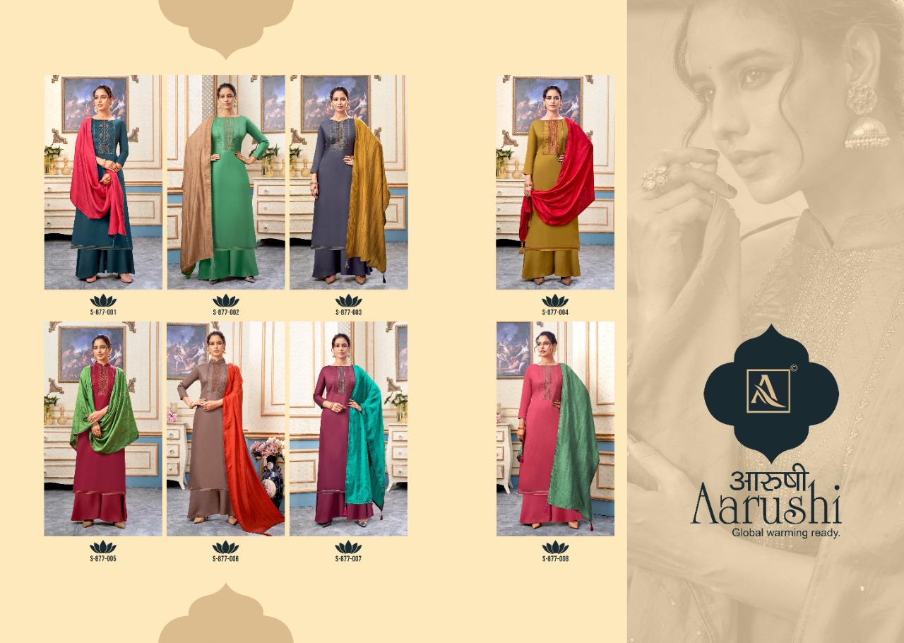 alok suit aarushi cotton attractive salwar suit catalog