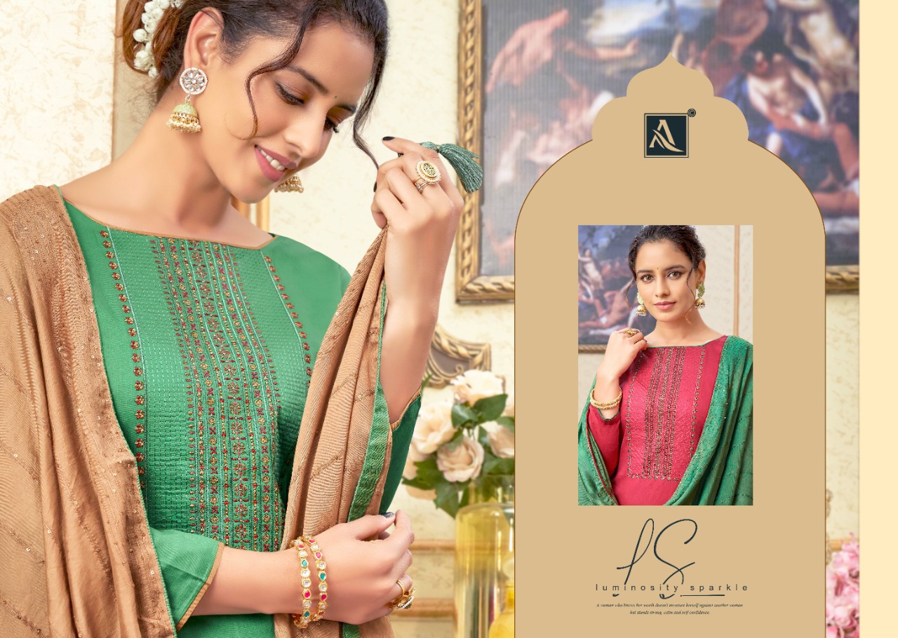 alok suit aarushi cotton attractive salwar suit catalog