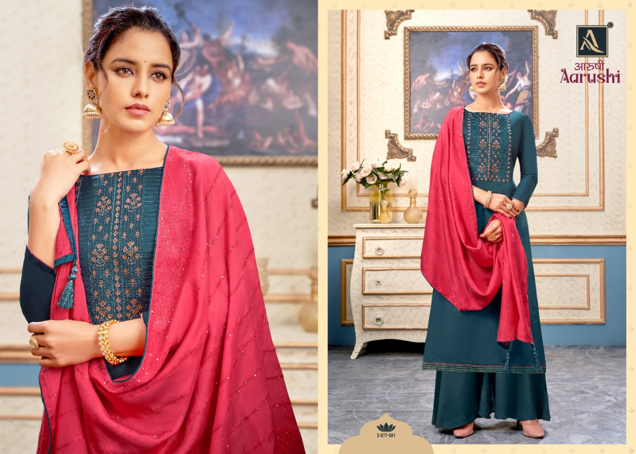 alok suit aarushi cotton attractive salwar suit catalog