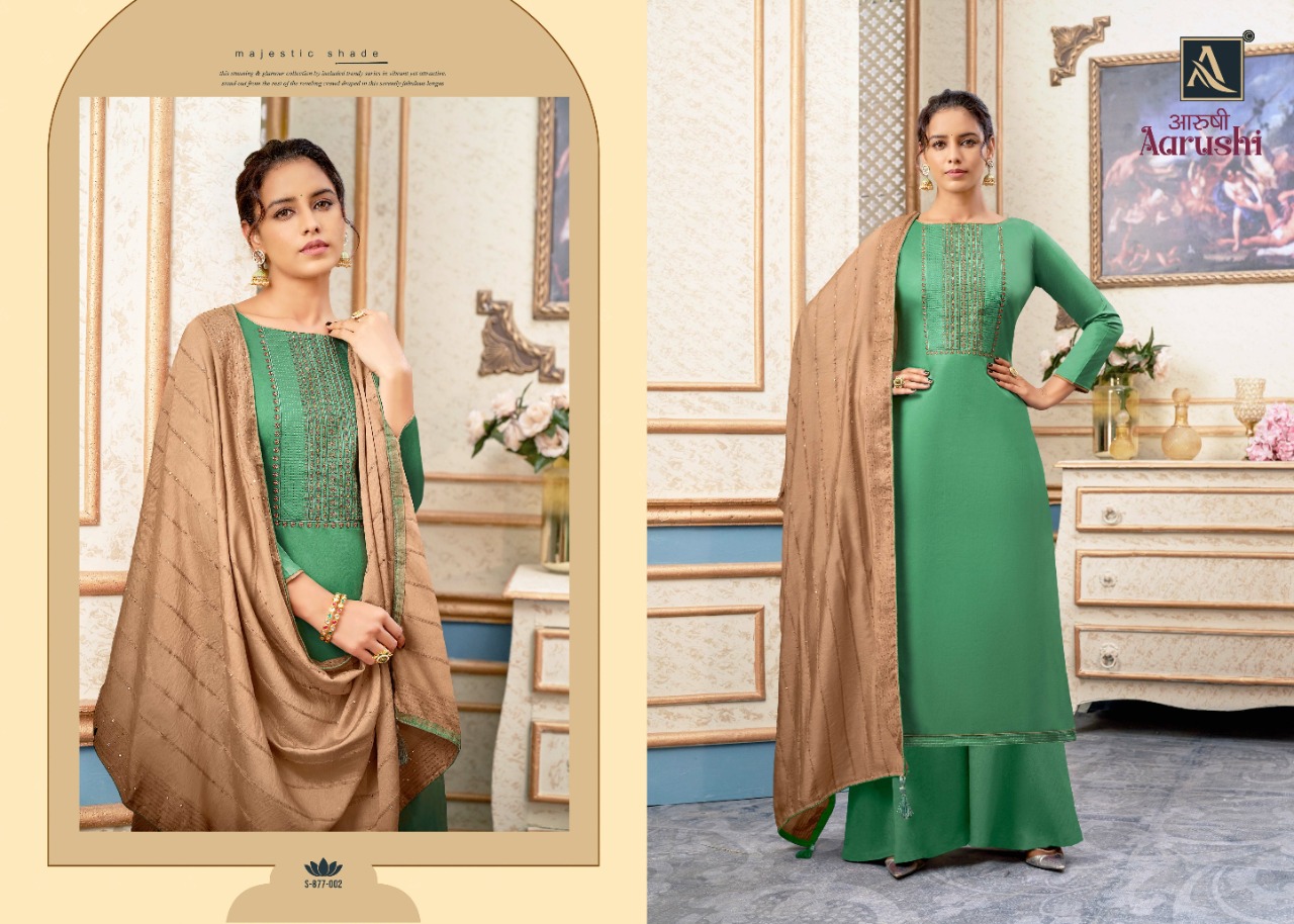 alok suit aarushi cotton attractive salwar suit catalog