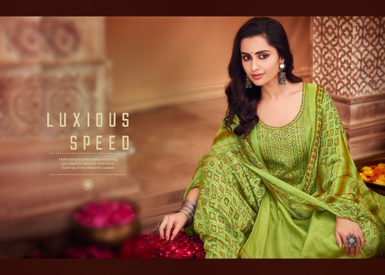 alok suit gaurika zam exclusive print salwar suit catalog