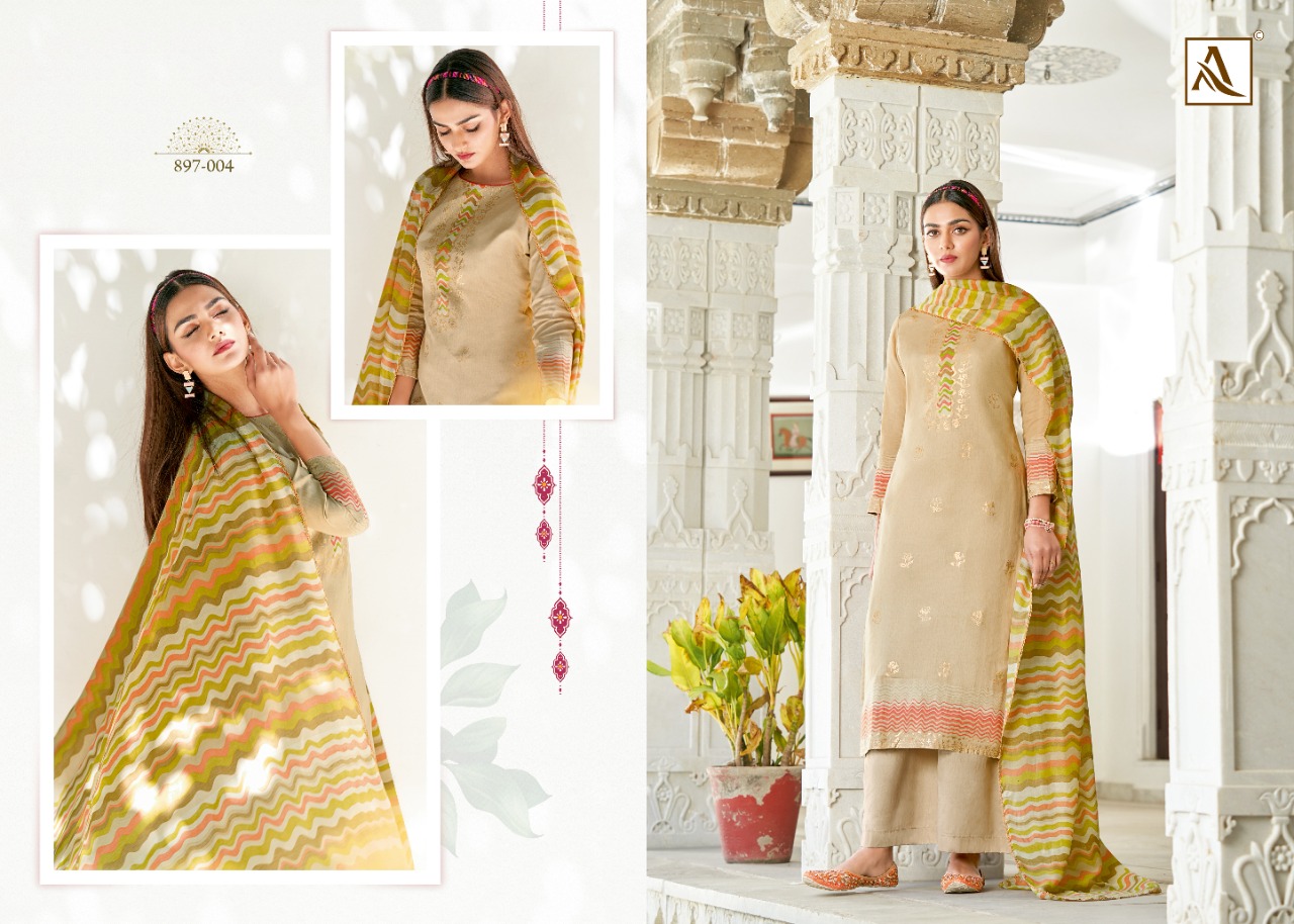 alok suit golden girl jam cotton elegant look salwar suit catalog