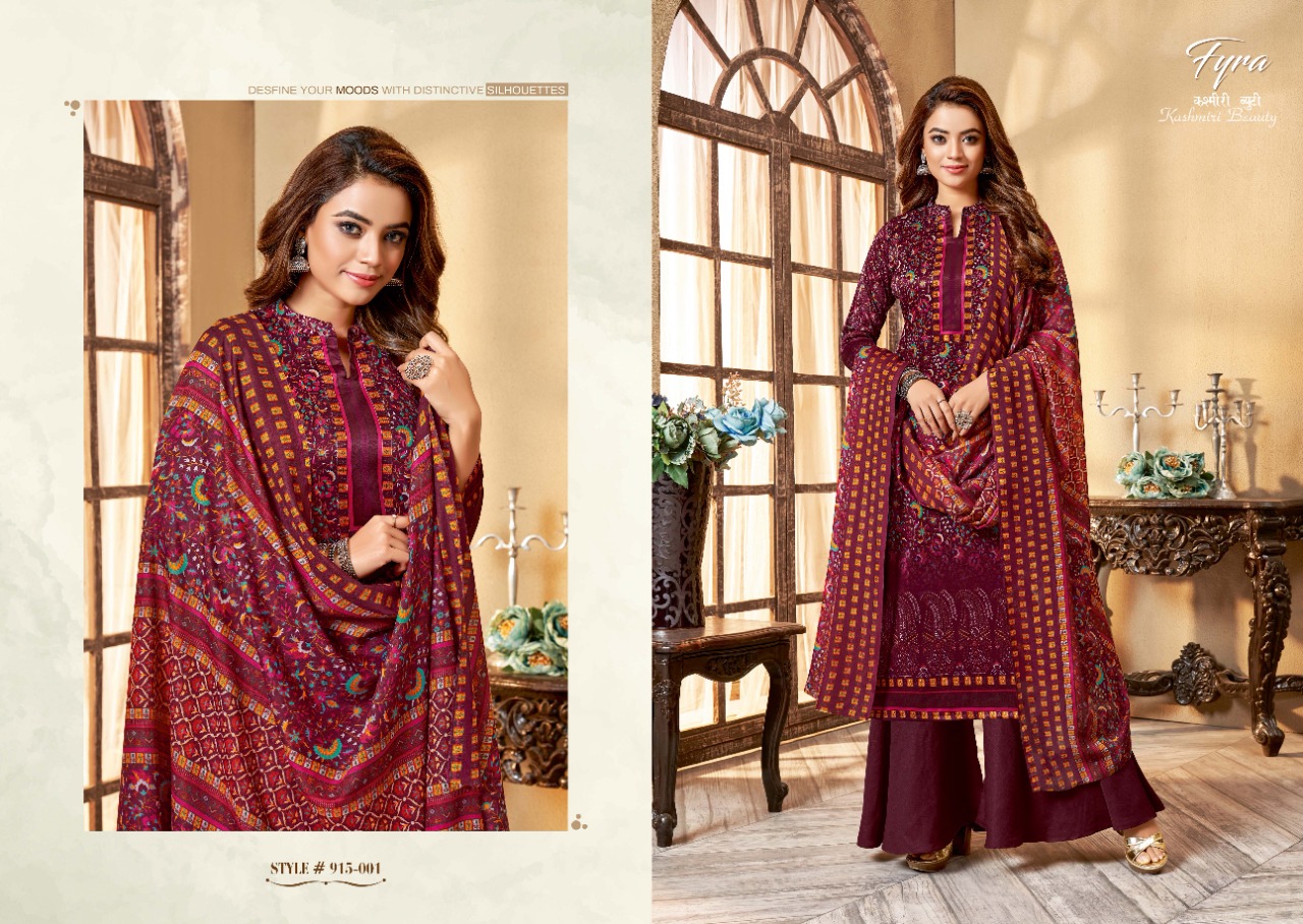 alok suit kashmiri beauty zam elegant salwar suit catalog