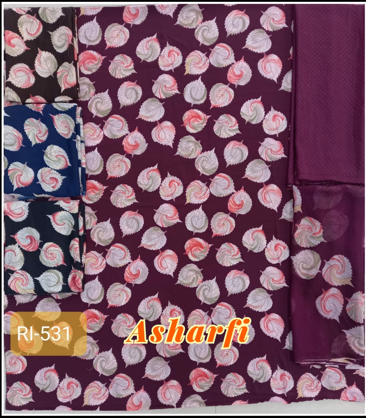 asharfi collection french crape print suit crape exclusive print salwar suit catalog