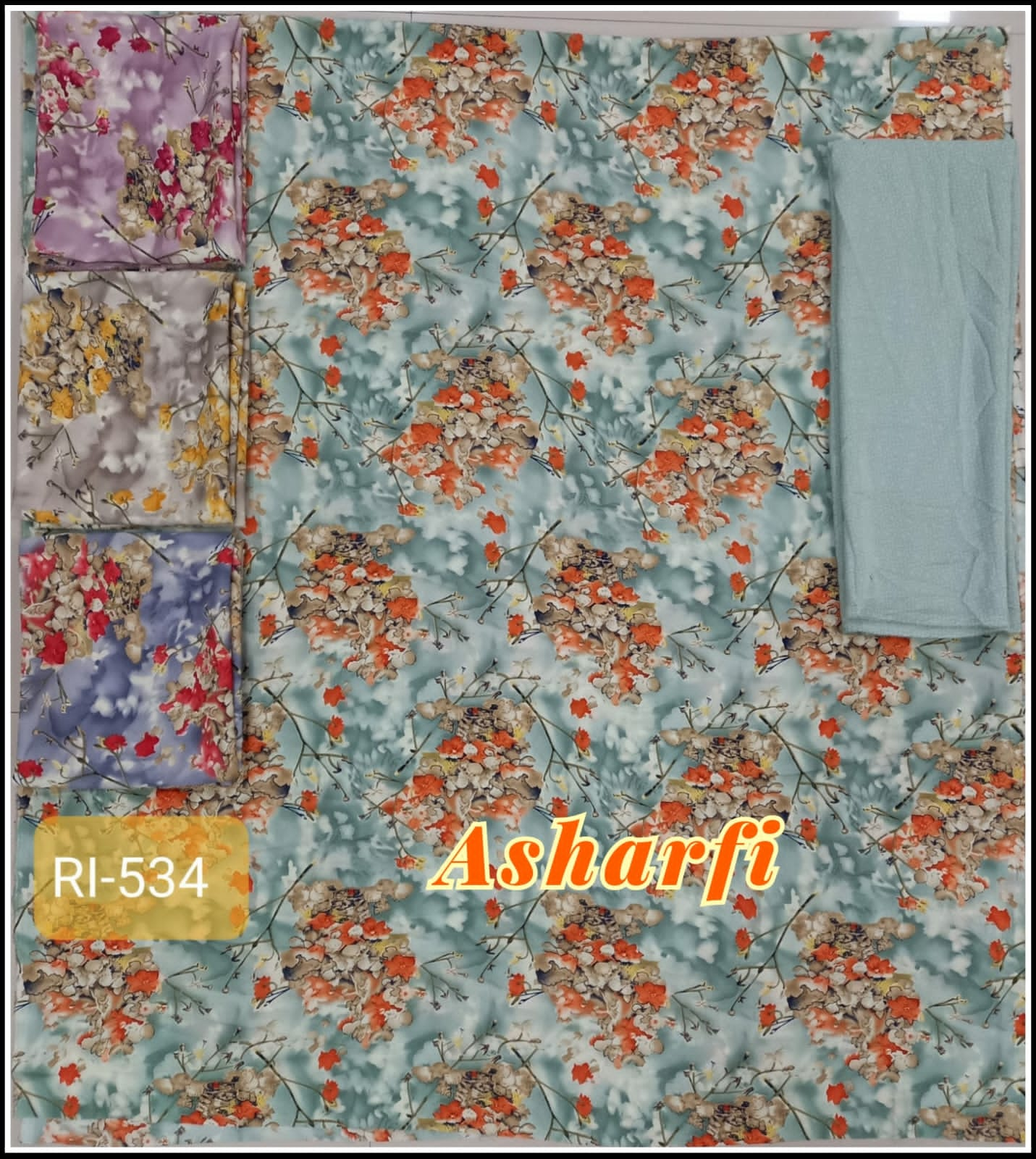 asharfi collection french crape print suit crape exclusive print salwar suit catalog