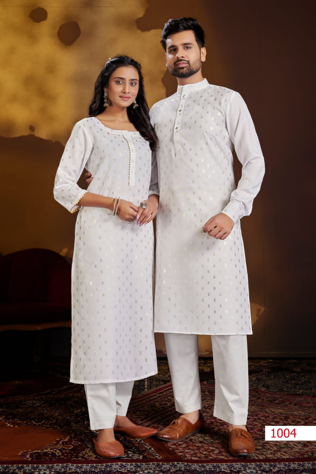 Banwery Fashion couple dream attrective look Kurta with Payjama and Kurti with Pants catalog