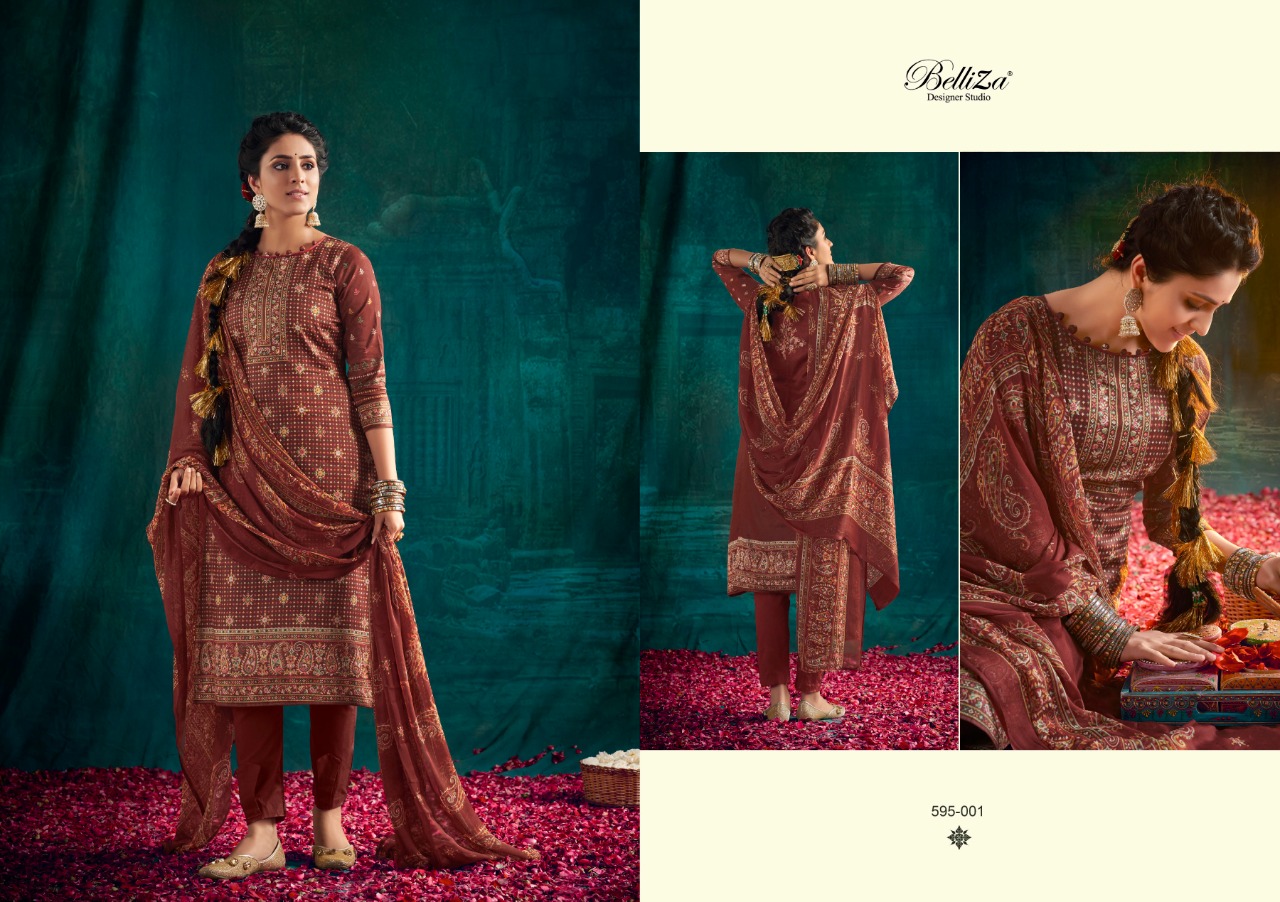 belliza designer studio neeza cotton exclusive print salwar suit catalog