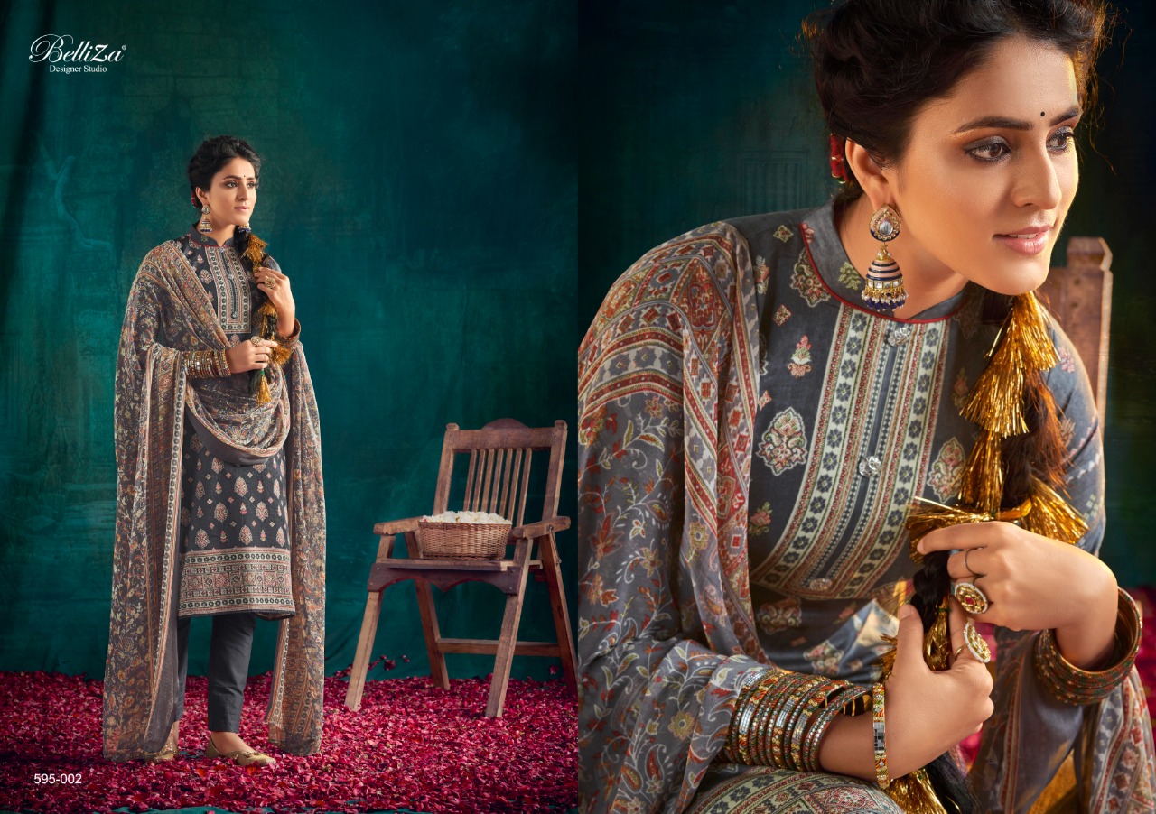 belliza designer studio neeza cotton exclusive print salwar suit catalog