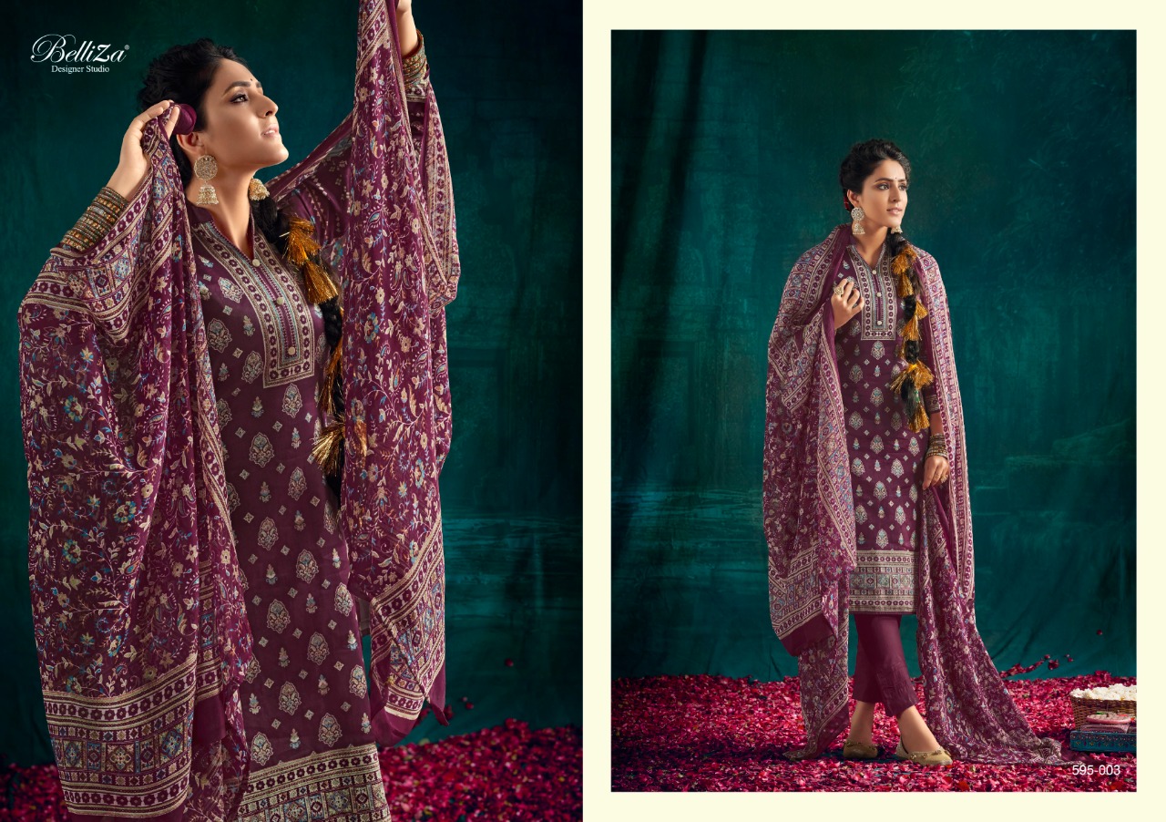 belliza designer studio neeza cotton exclusive print salwar suit catalog