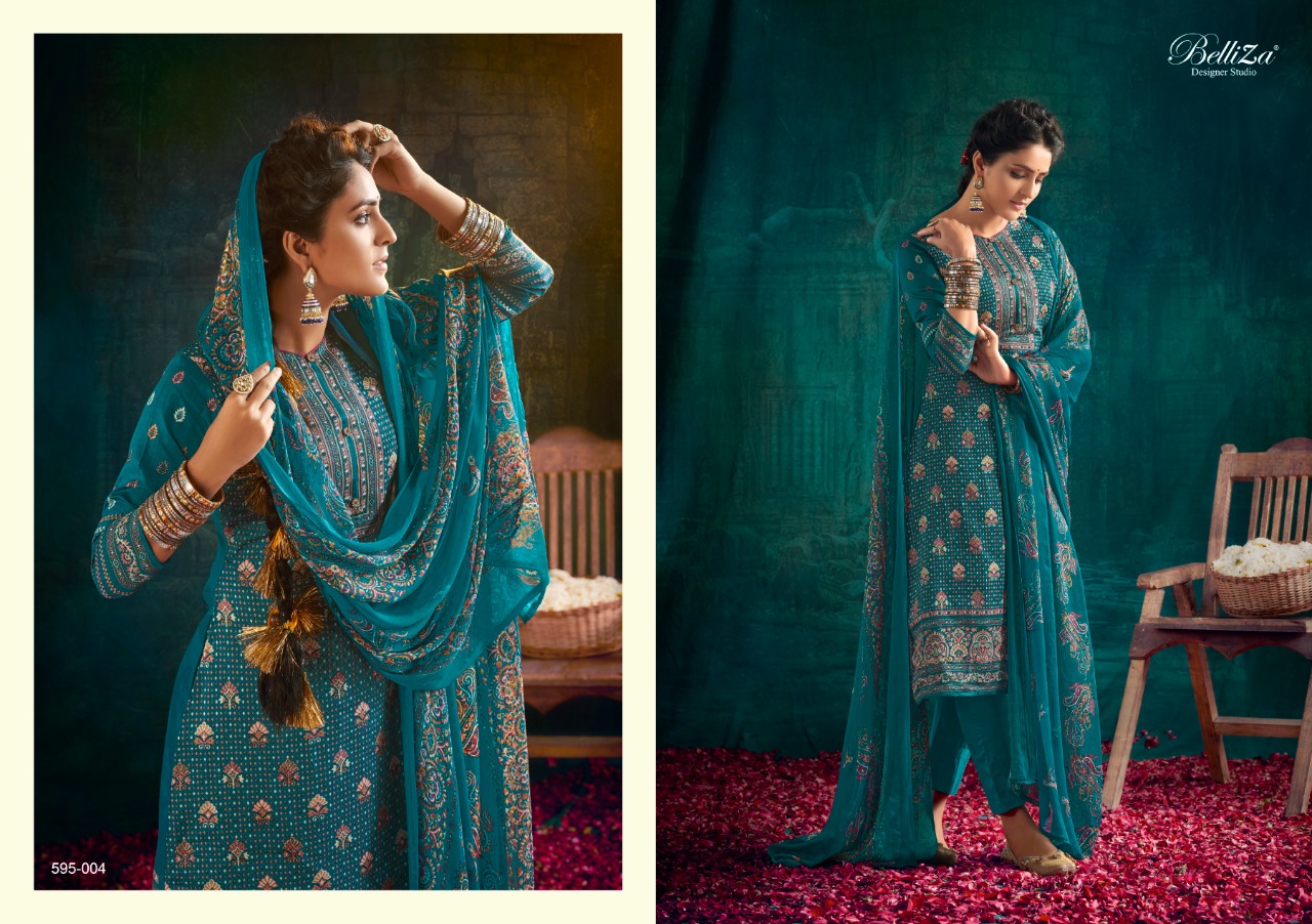 belliza designer studio neeza cotton exclusive print salwar suit catalog