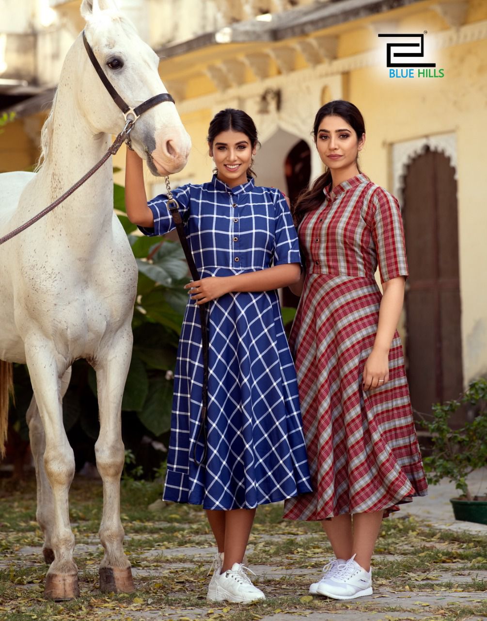 blue hills checksmate vol 10 rayon exclusive print kurti catalog