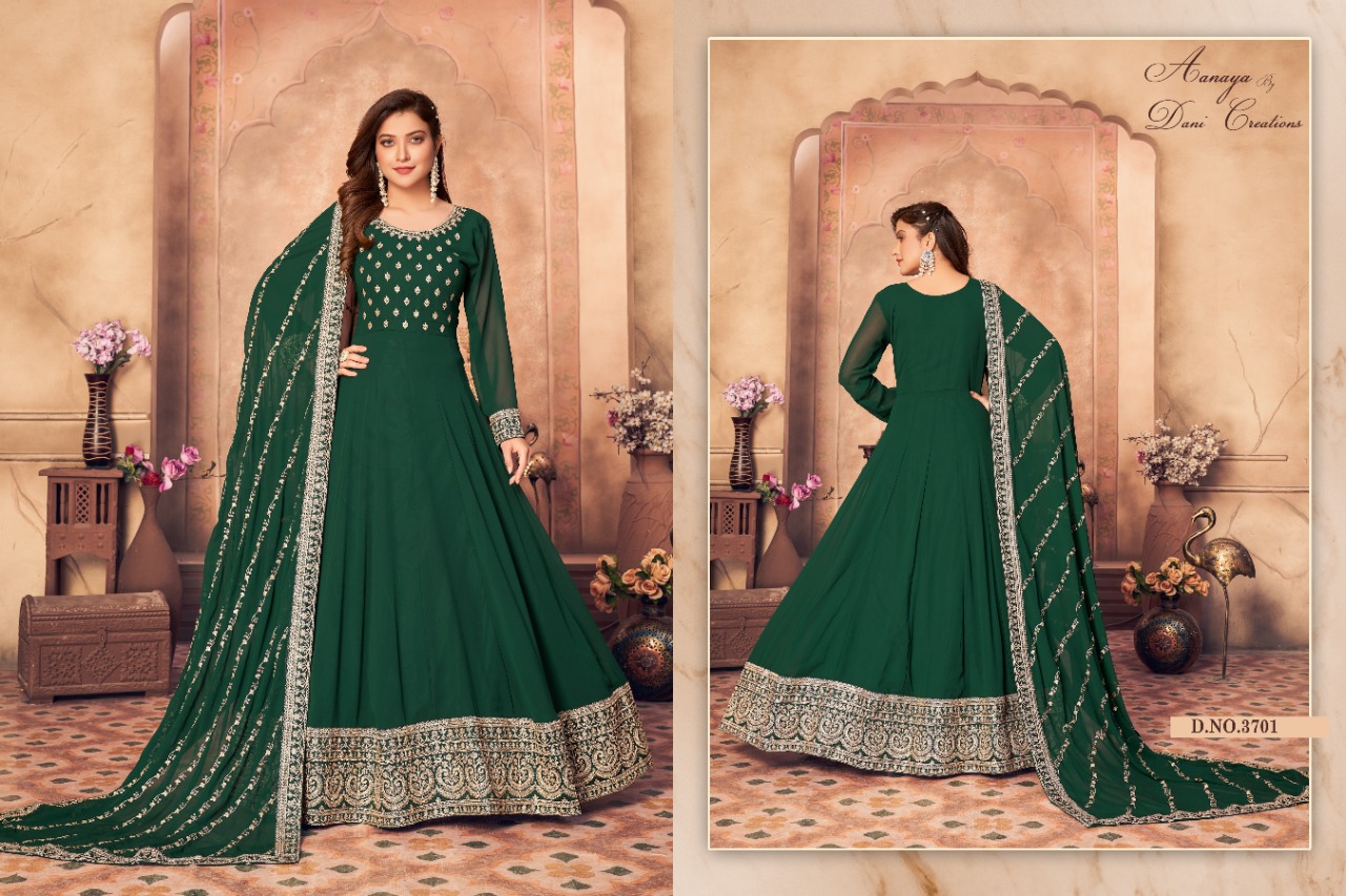 dani aanaya 3700 series vol 137 georgette catchy look salwar suit catalog