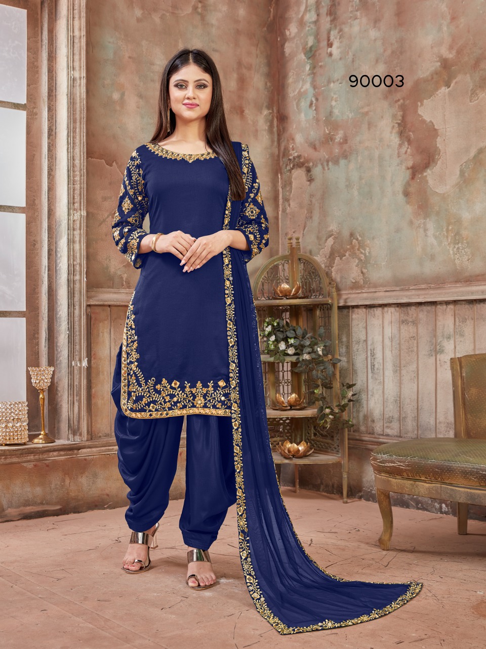 dani aanaya 90000 vol 90 silk catchy look salwar suit catalog