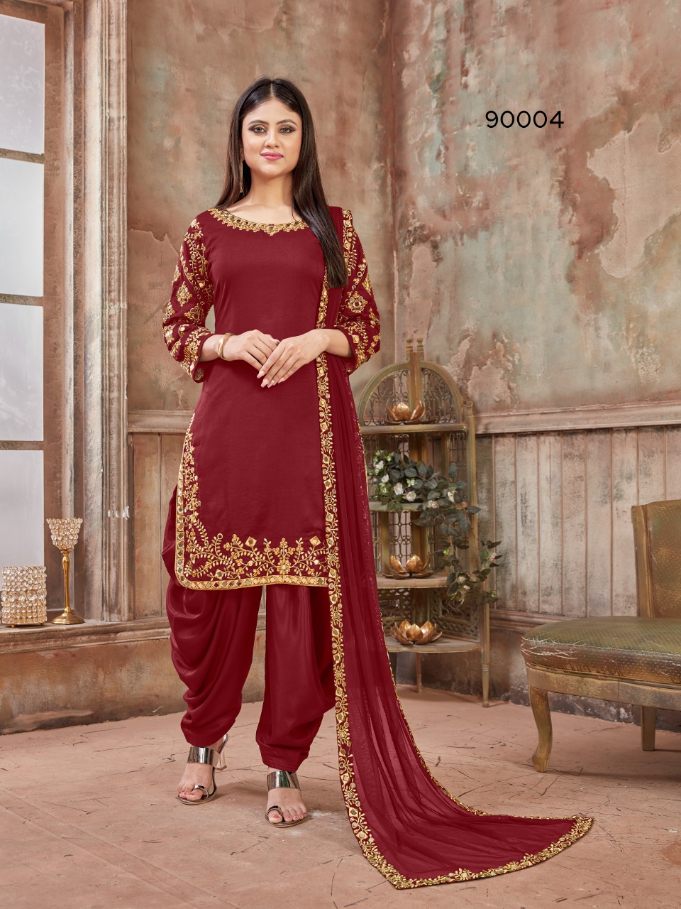 dani aanaya 90000 vol 90 silk catchy look salwar suit catalog