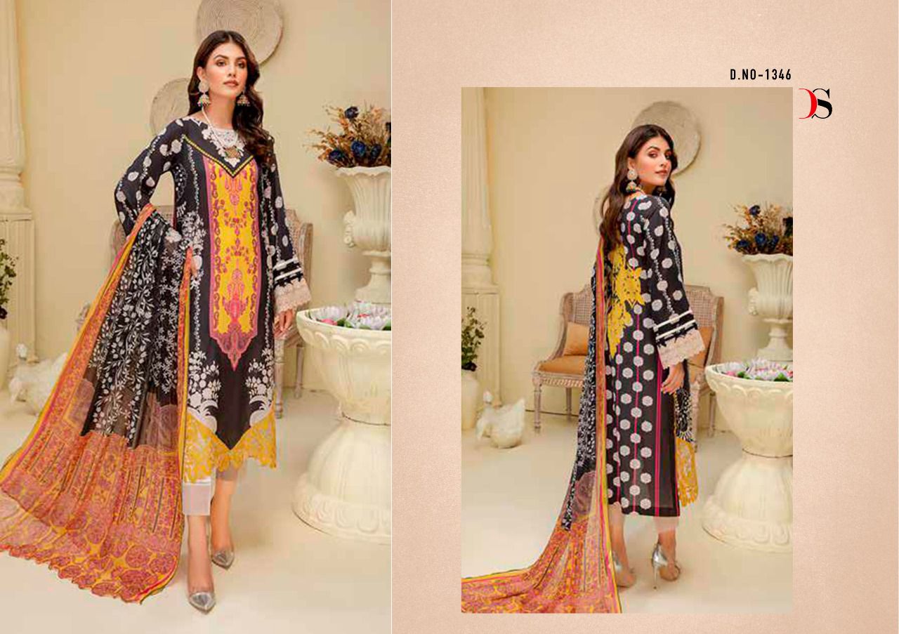 deepsy suit Charizma Beyond cotton authentic fabric salwar suit with chiffon dupatta catalog