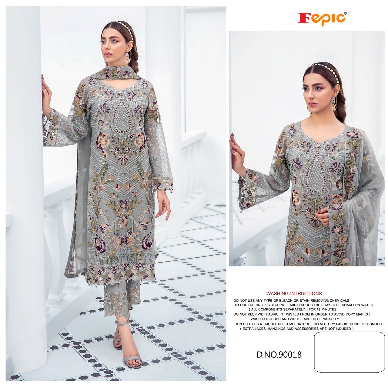 fepic rosemeen 90018 georgette astonishing salwar suit single