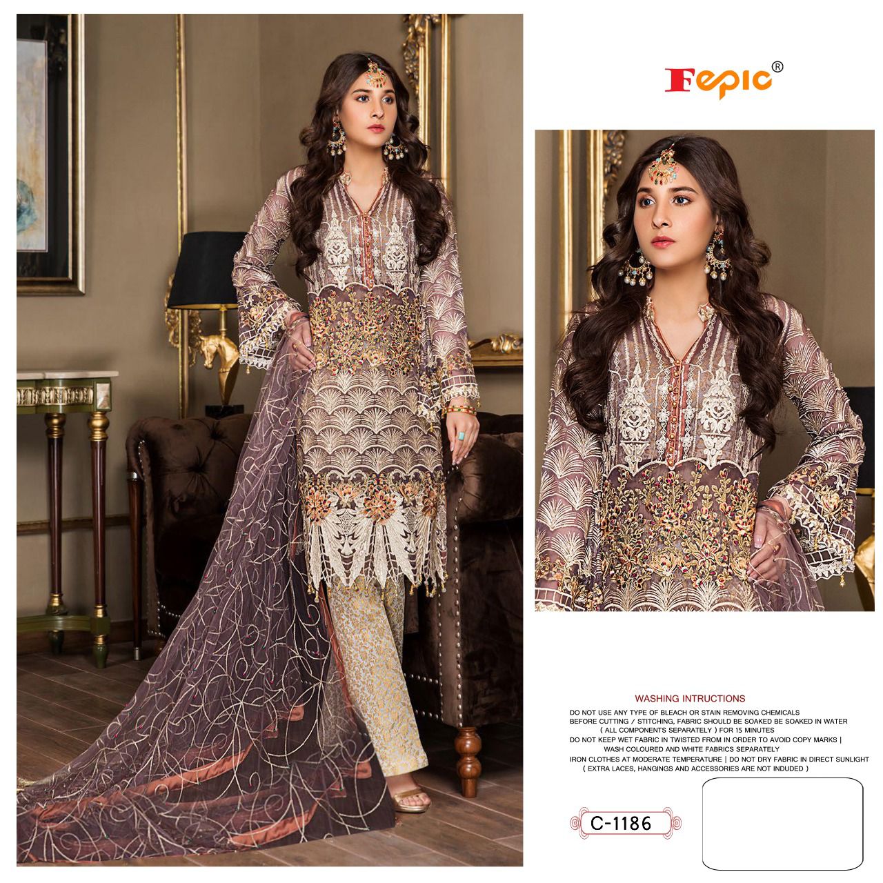 fepic rosemeen c 1186 net catchy look salwar suit single