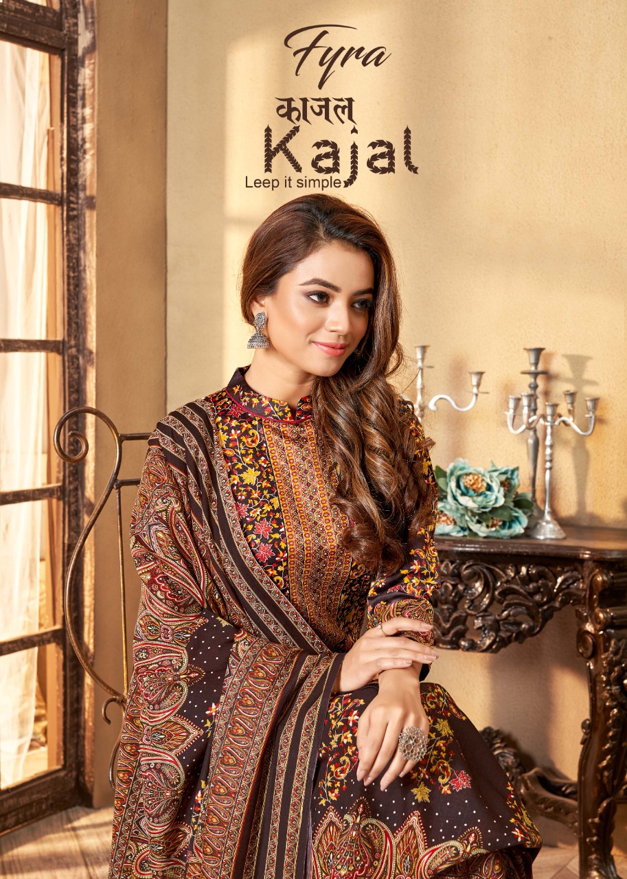 fyra designing kajal zam exclusive print salwar suit catalog