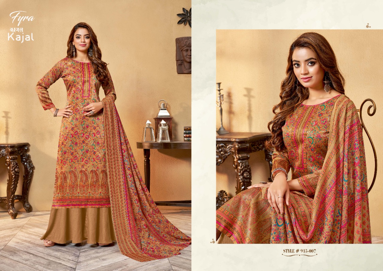 fyra designing kajal zam exclusive print salwar suit catalog