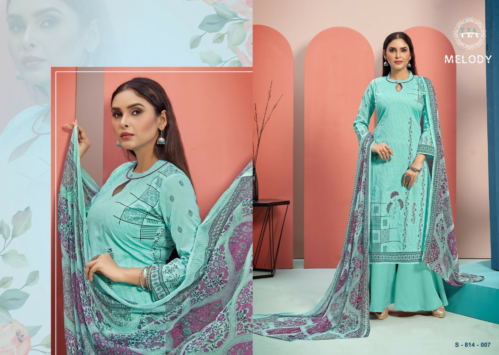 Harshit Fashion alok suit melody cambric cotton innovative print salwar suit catalog