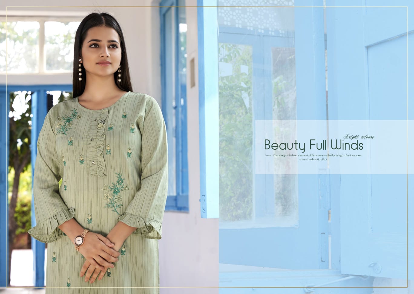 kalaroop by kajree anika fancy astonishing look kurti catalog