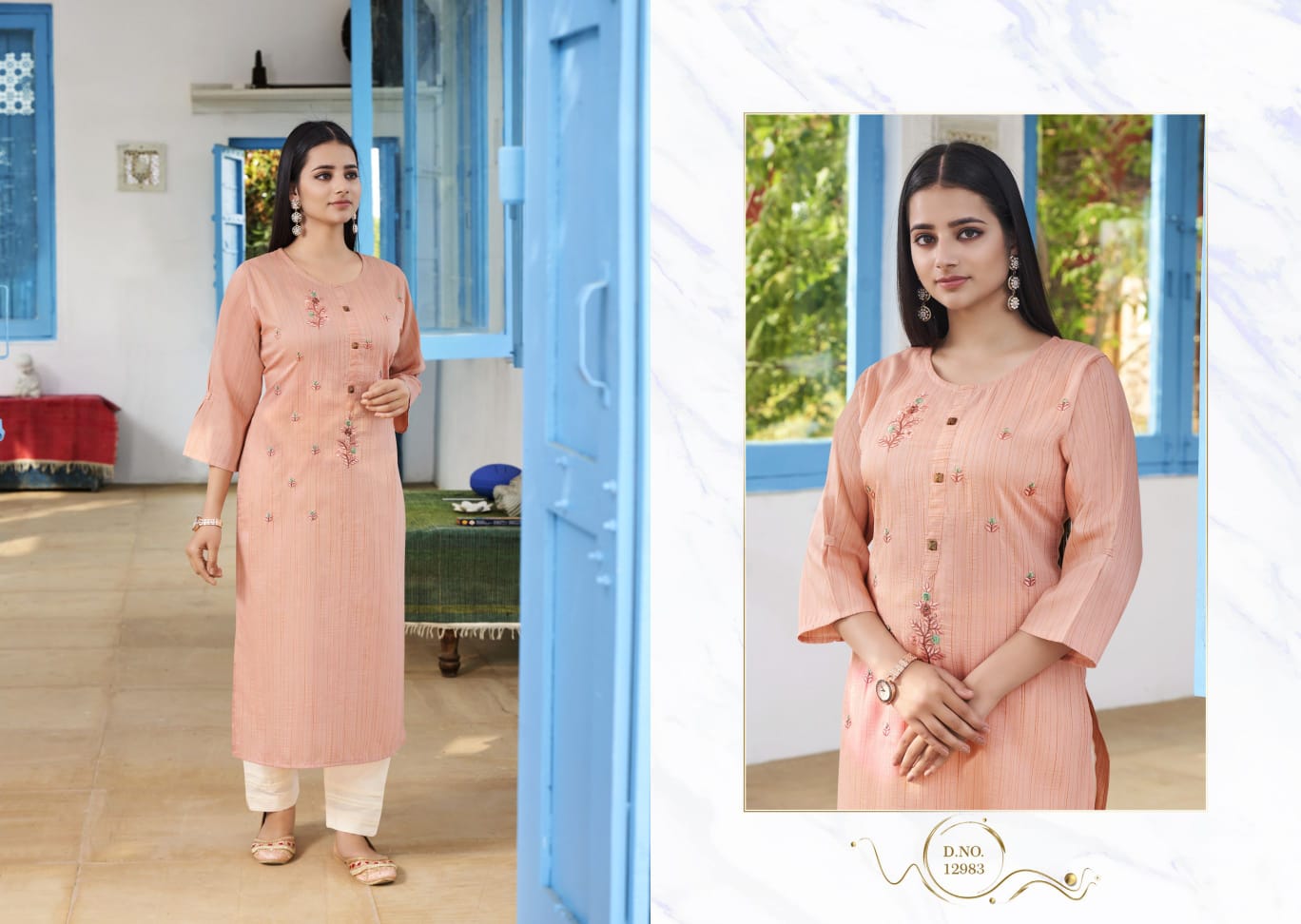 kalaroop by kajree anika fancy astonishing look kurti catalog