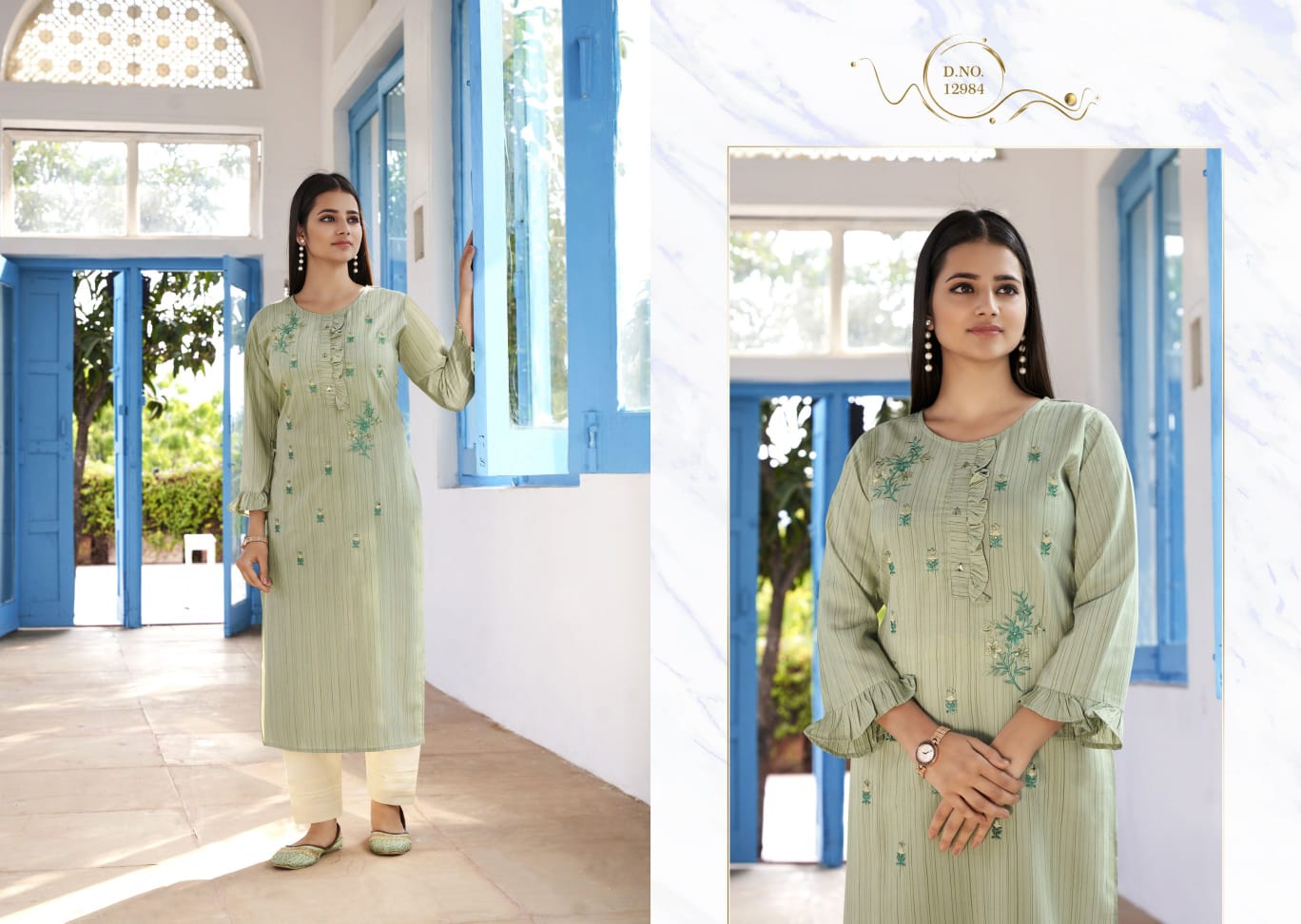 kalaroop by kajree anika fancy astonishing look kurti catalog