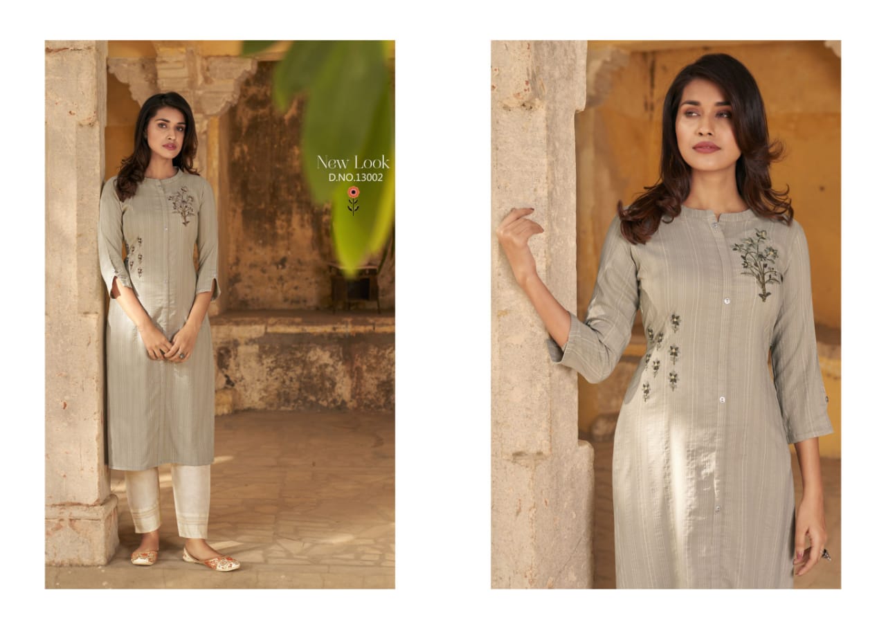 kalaroop by kajree pahal lining silk astonishing look kurti catalog