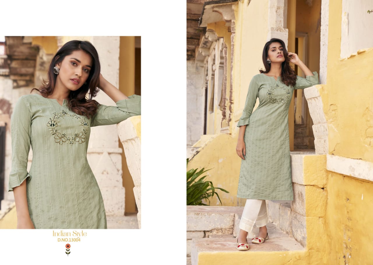 kalaroop by kajree pahal lining silk astonishing look kurti catalog