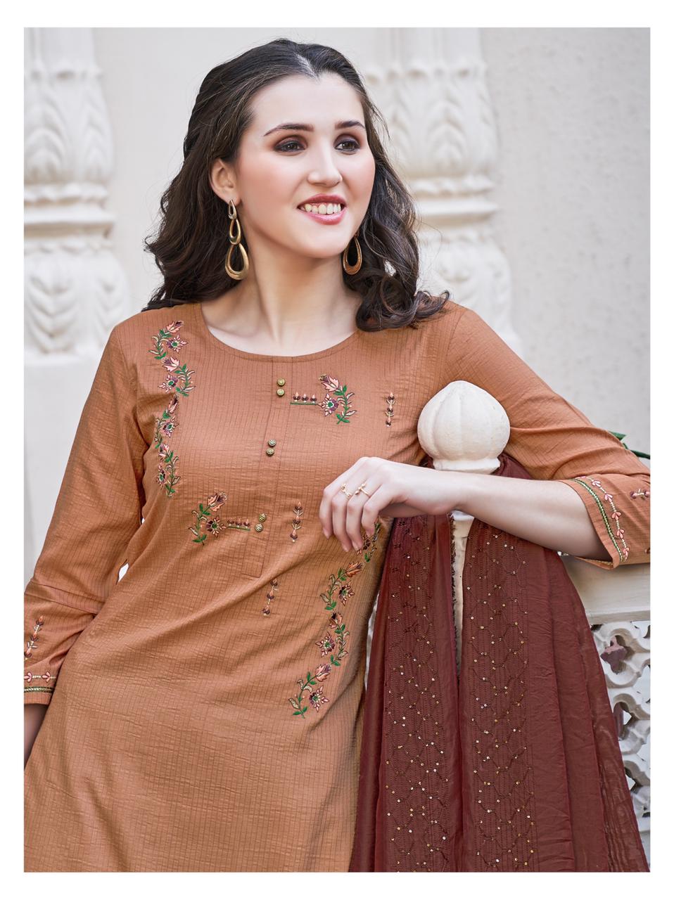 ladyview heer viscose new and modern style top with sharara and dupatta catalog