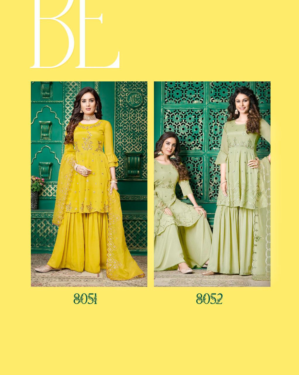 lily and lali eminent chinnon new and modern style top with bottom and dupatta catalog