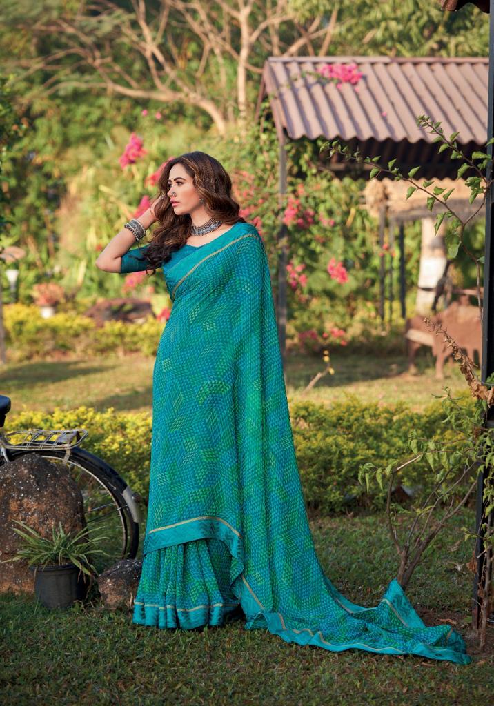 lt kashvi creation kavya georgette innovative print saree catalog