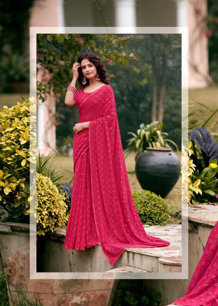 lt kashvi creation kavyanjali georgette gorgeous look saree catalog