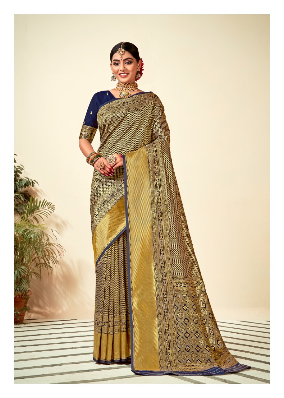 lt revanta creation kalyani silk regal look saree catalog