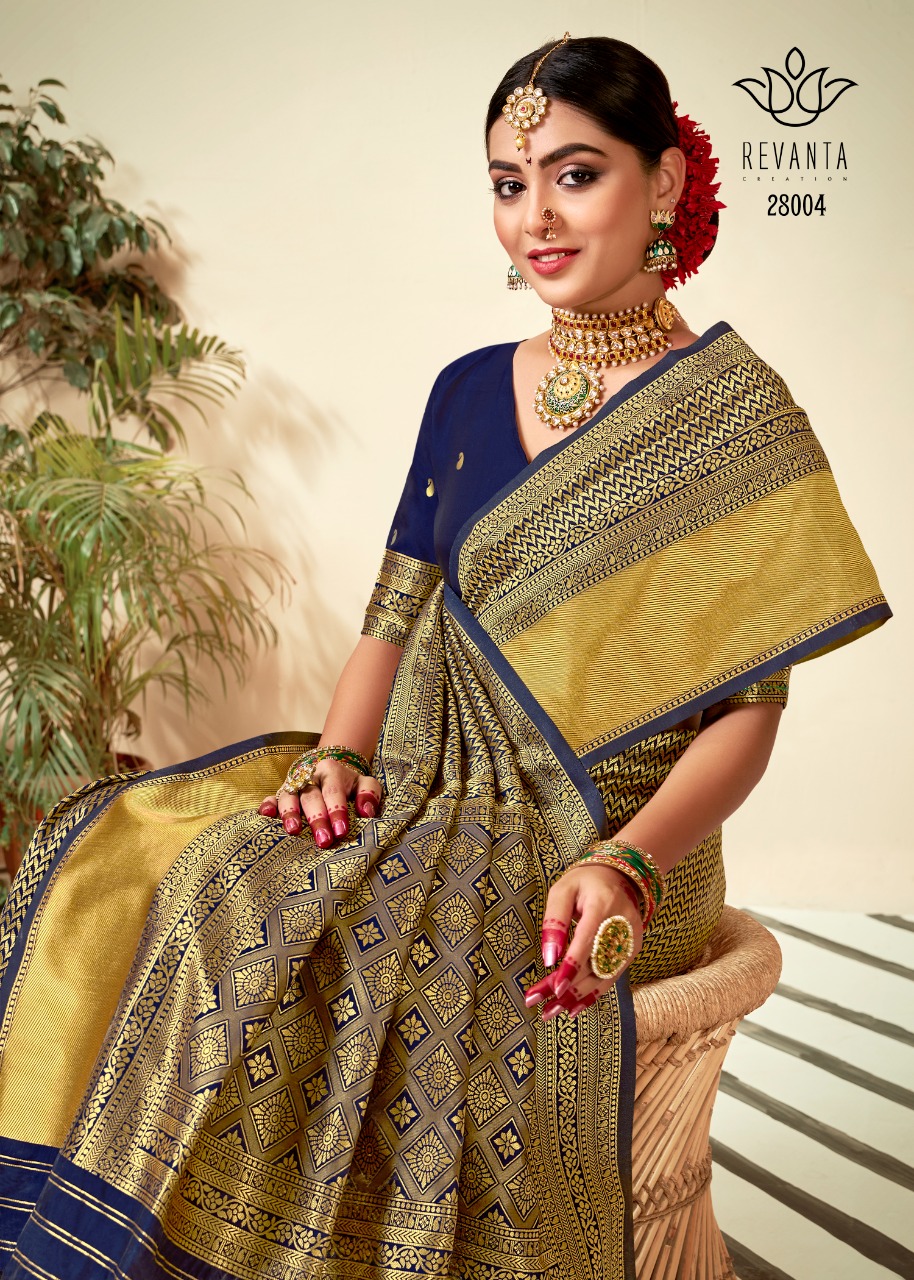 lt revanta creation kalyani silk regal look saree catalog