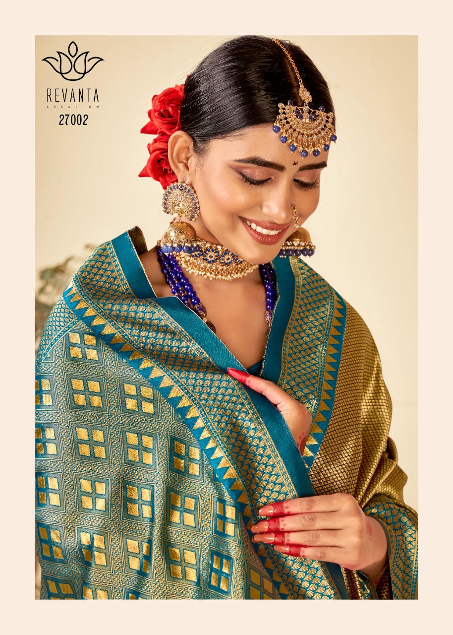 lt revanta creation vidhyut silk astonishing saree catalog