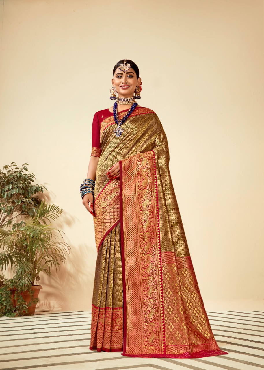 lt revanta creation vidhyut silk astonishing saree catalog