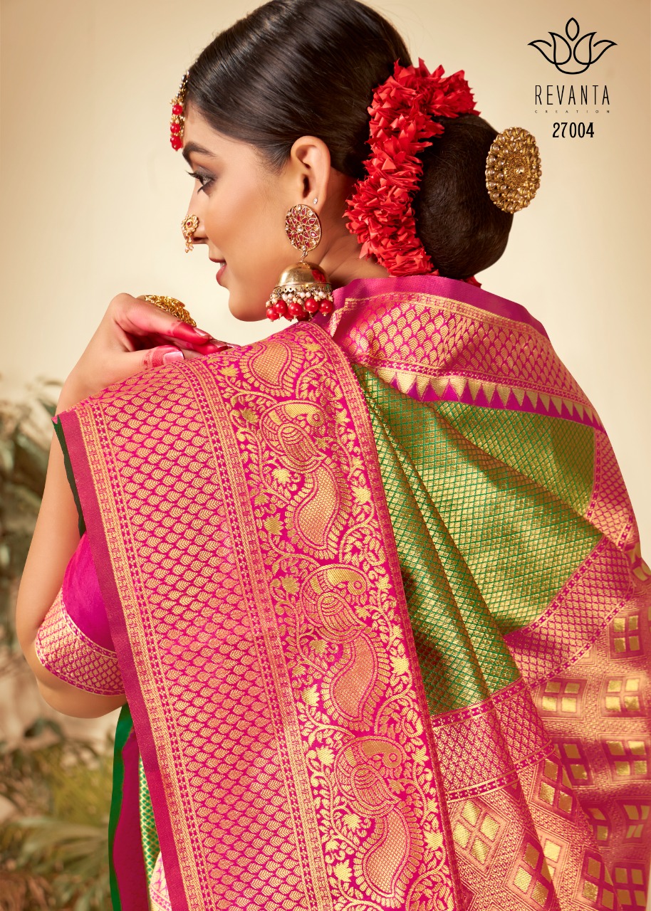 lt revanta creation vidhyut silk astonishing saree catalog