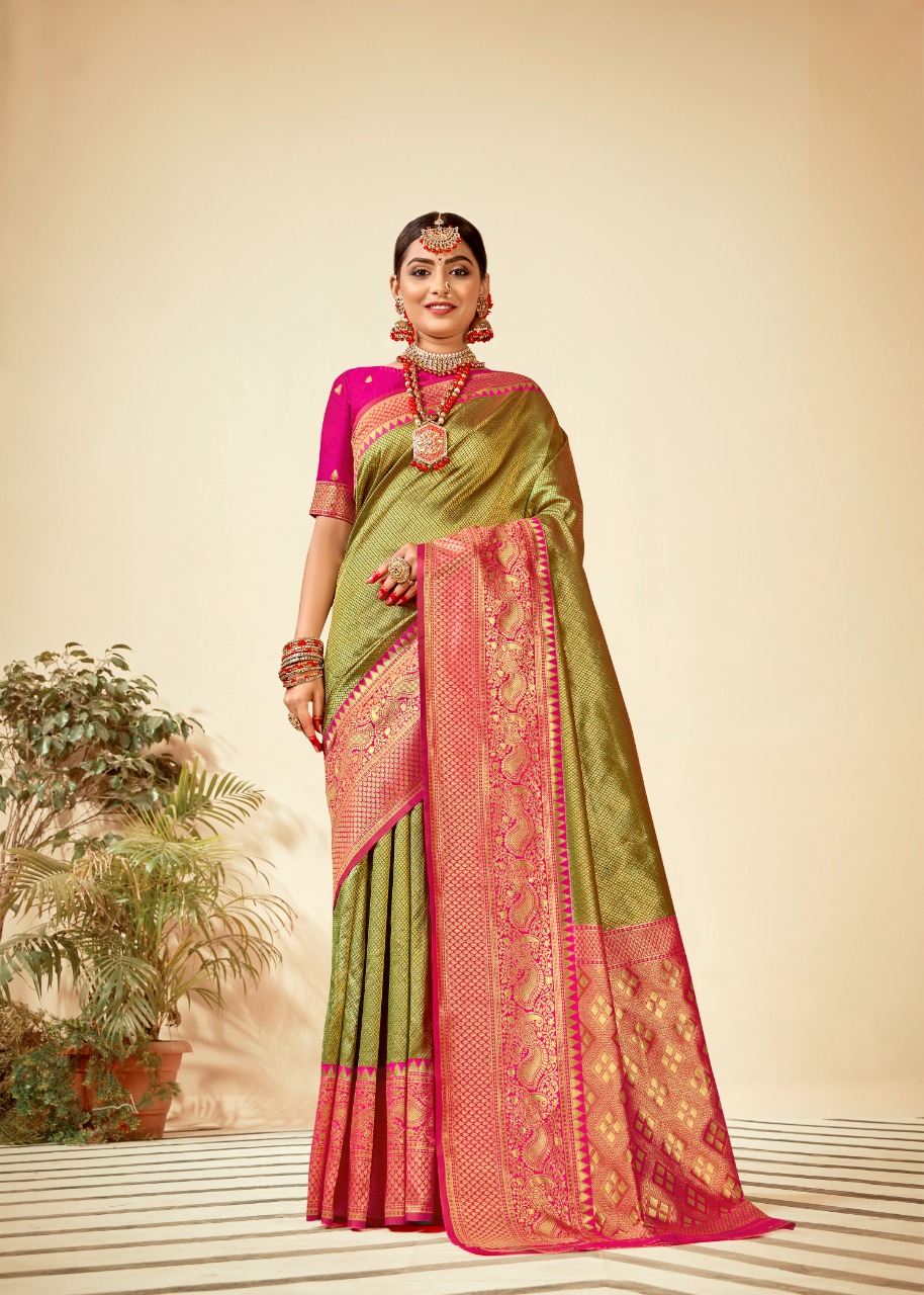 lt revanta creation vidhyut silk astonishing saree catalog