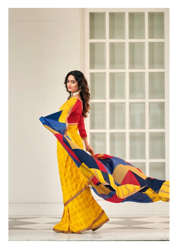 lt saree kashvi creation ansh vol 3 beautifull print saree catalog