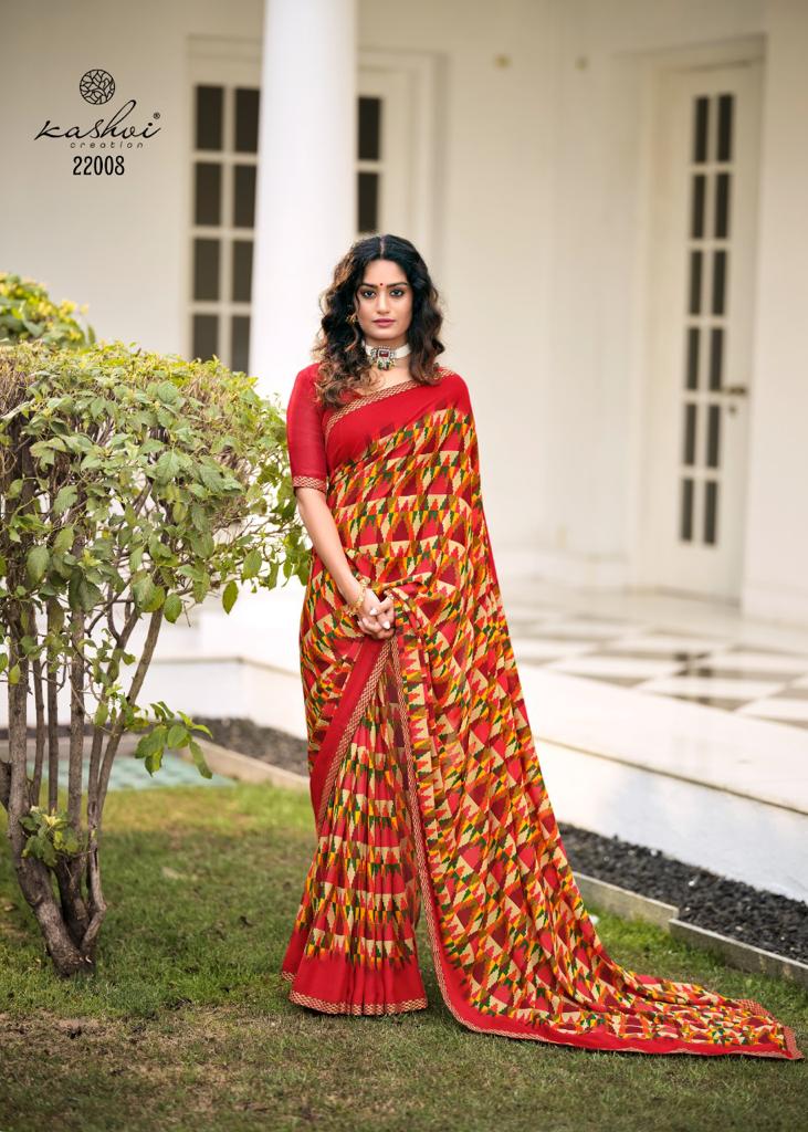 lt saree kashvi creation ansh vol 3 beautifull print saree catalog