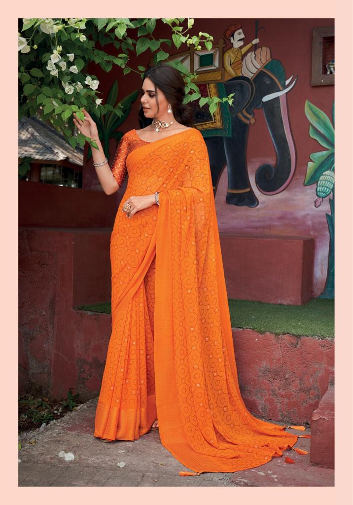 lt saree kashvi creation veda graceful print saree catalog