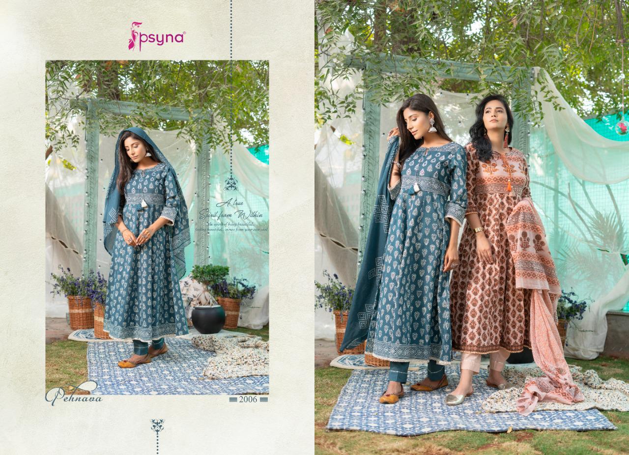 psyna Pehnawa New Edition vol 2 cotton new and modern style top bottom with dupatta catalog