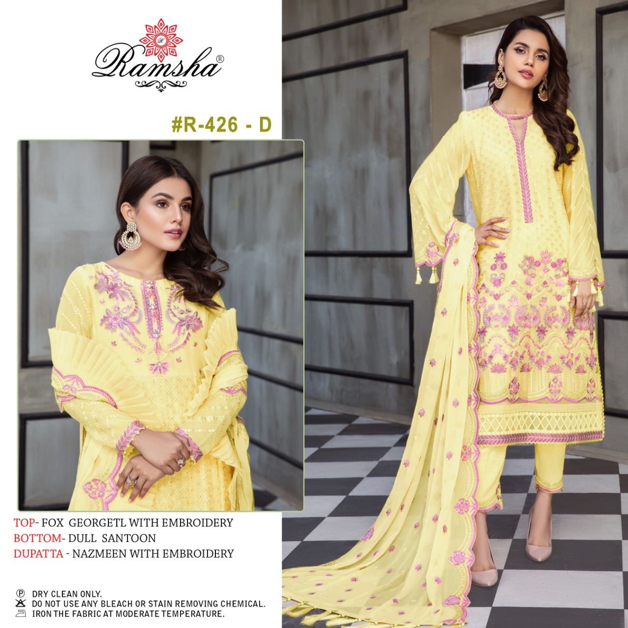 Ramsha RAMSHA R-426 D Salwar Kameez Georgette Singles