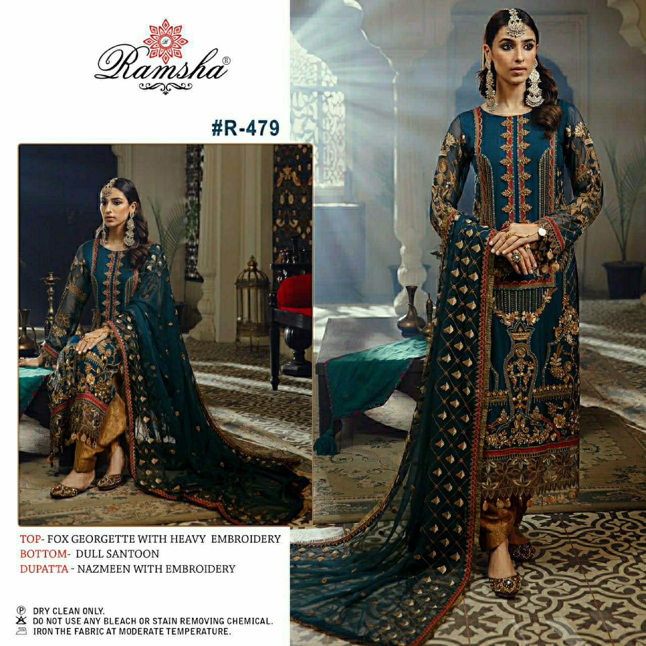 Ramsha Ramsha R-479 Salwar Kameez Georgette Singles