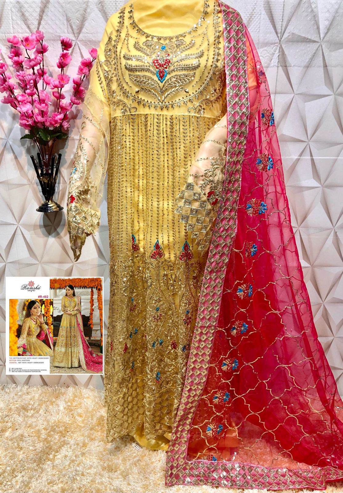 ramsha ramsha r 481 482 483 net elegant look salwar suit catalog