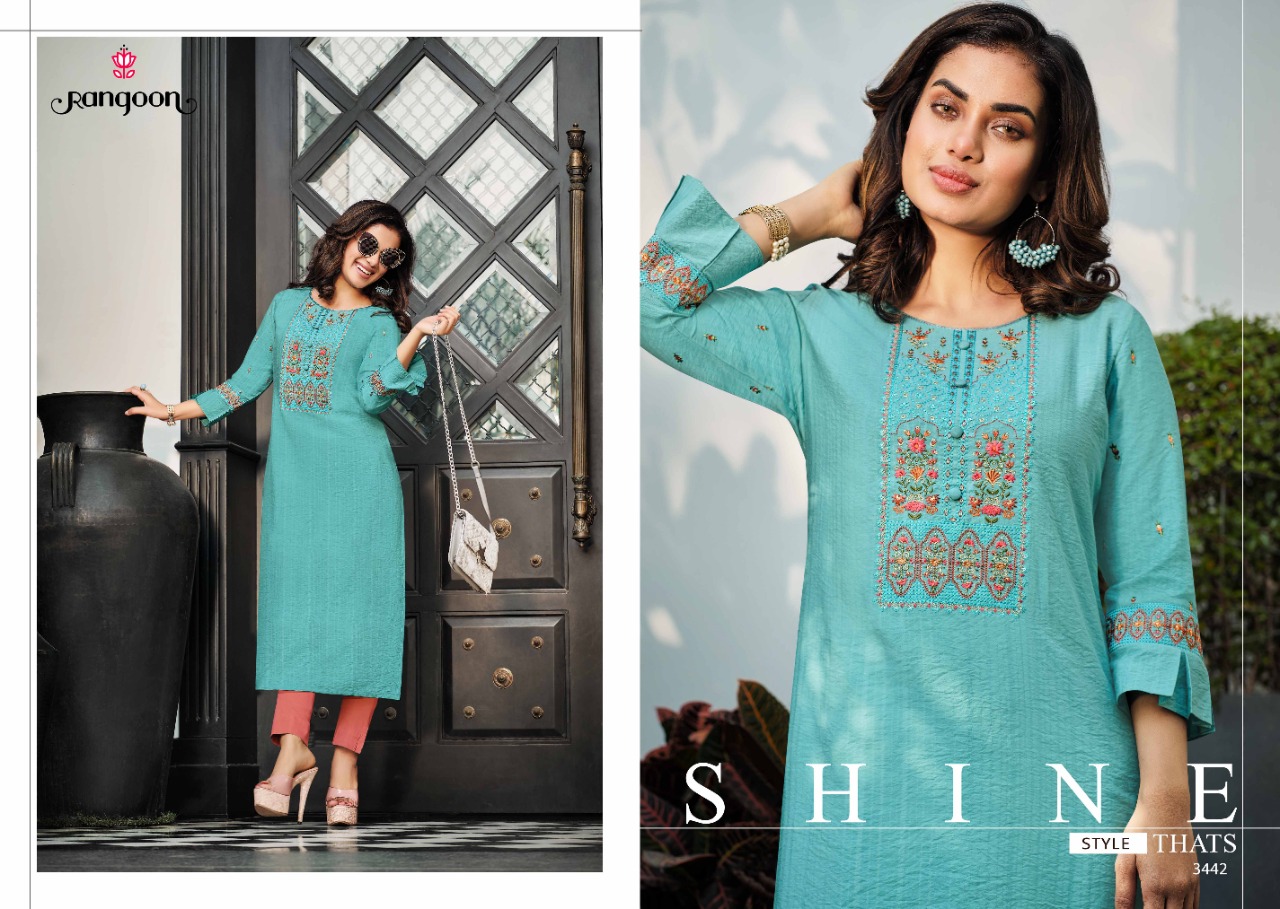 rangoon kessi jeevika voscose new and modern style kurti catalog