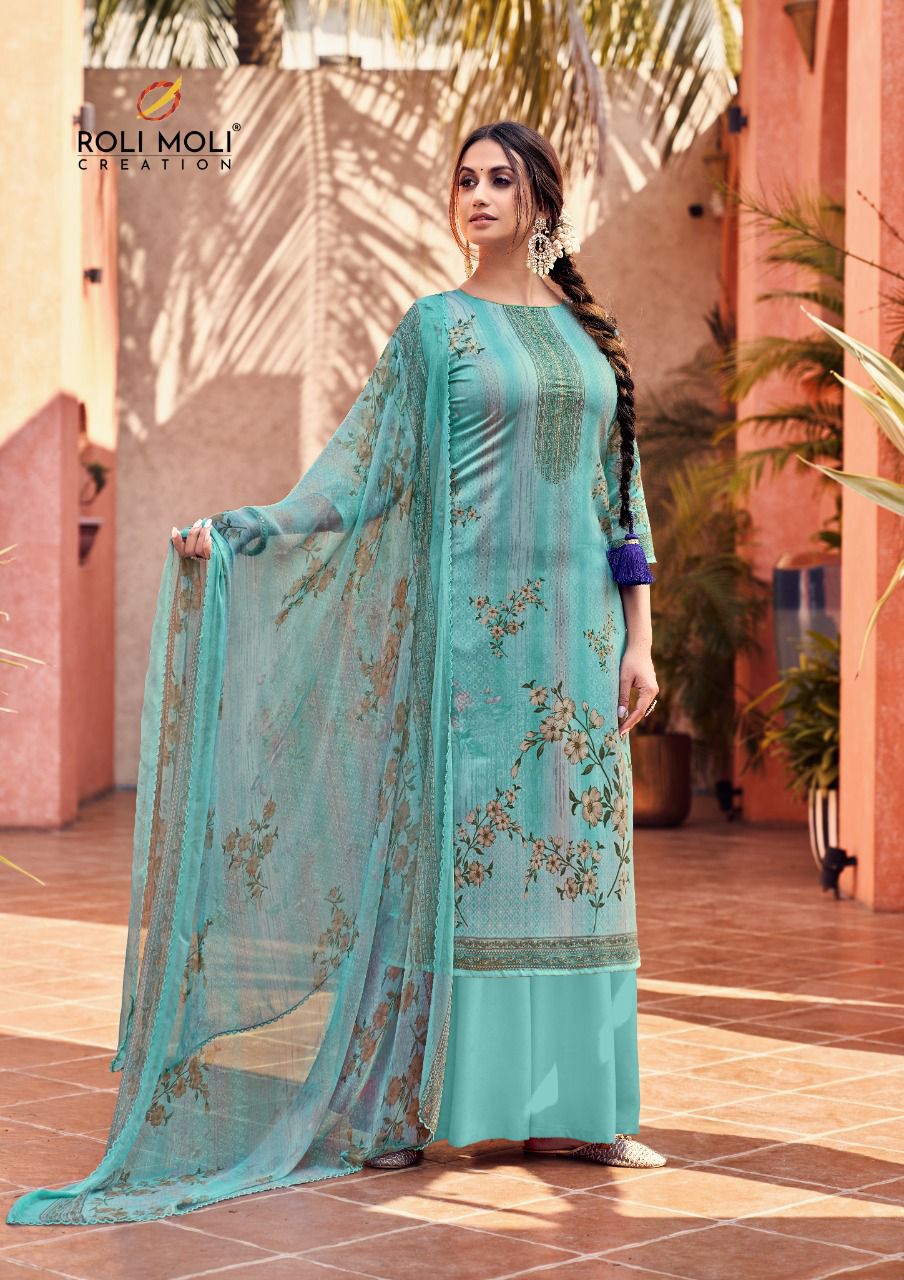 roli moli creation zaara cotton elegant salwar suit catalog