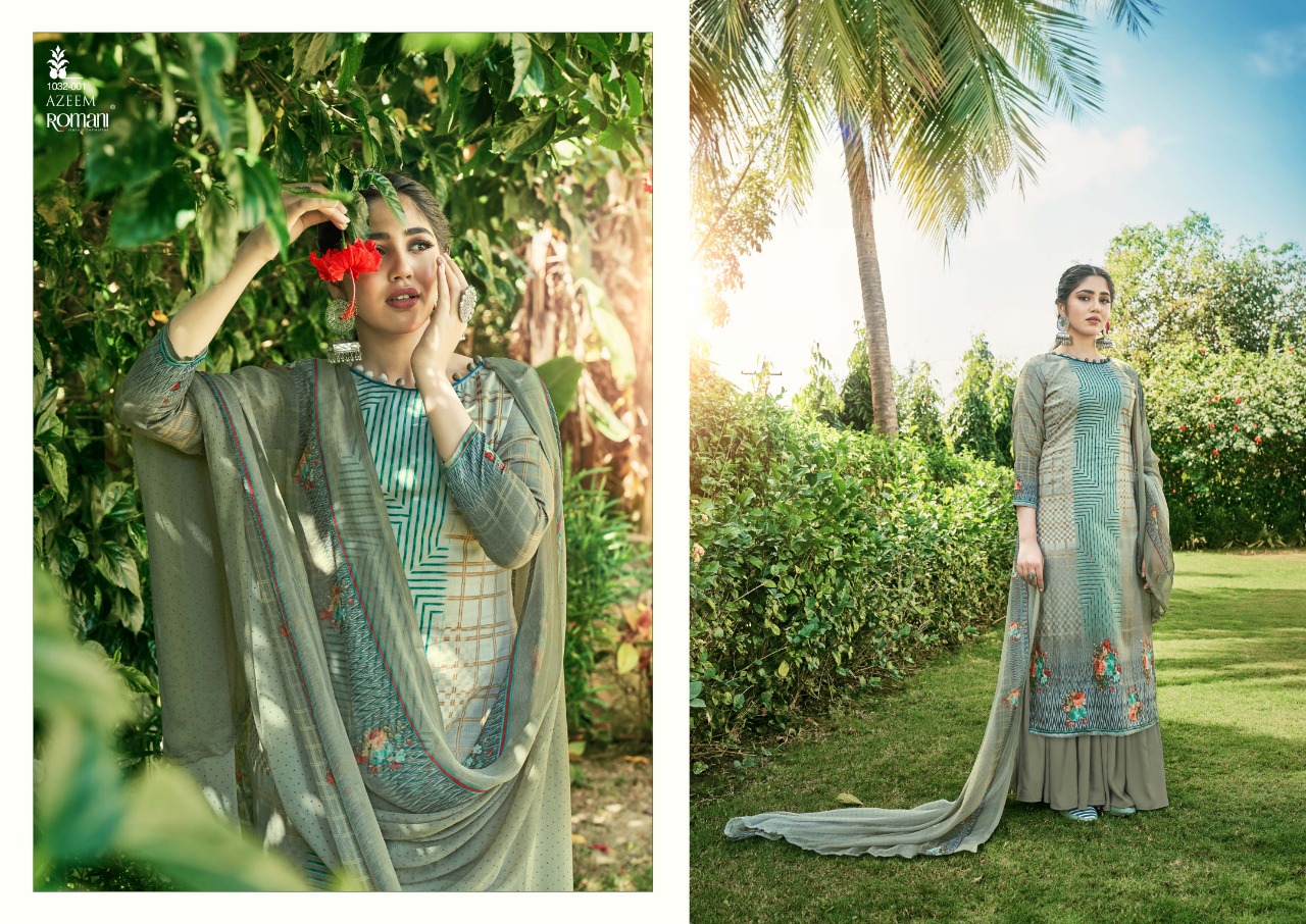 romani azeem cotton catchy look salwar suit catalog